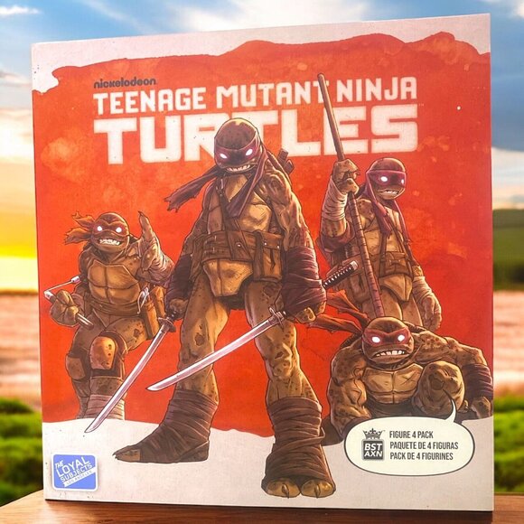 Tmnt Bst Axn Idw Inspired Zombie Turtle 5in Action Figure 4-pack - Picture 1 of 8